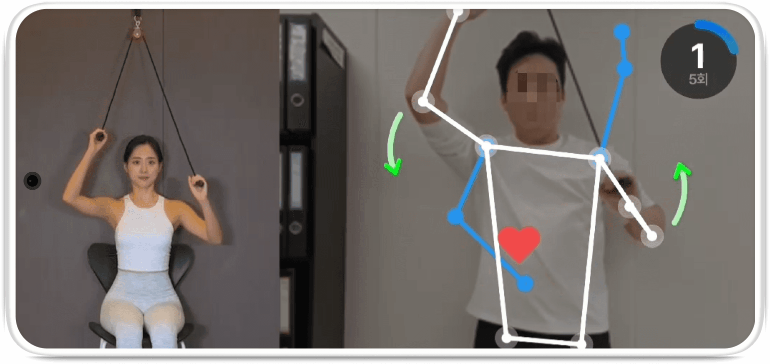 ANAPA ME — real-time AI motion analysis with skeleton overlay
