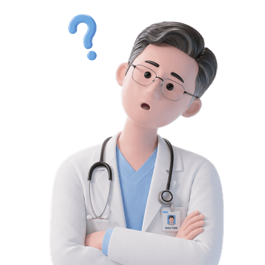 Doctor in a white coat